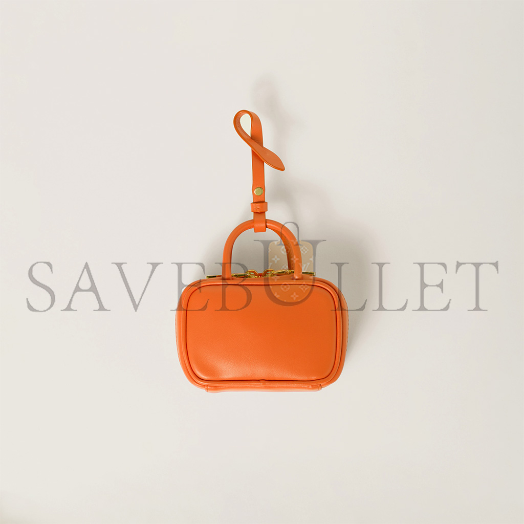 MIUMIU LEATHER MICRO BAG 5NR036 (11*7*4cm)